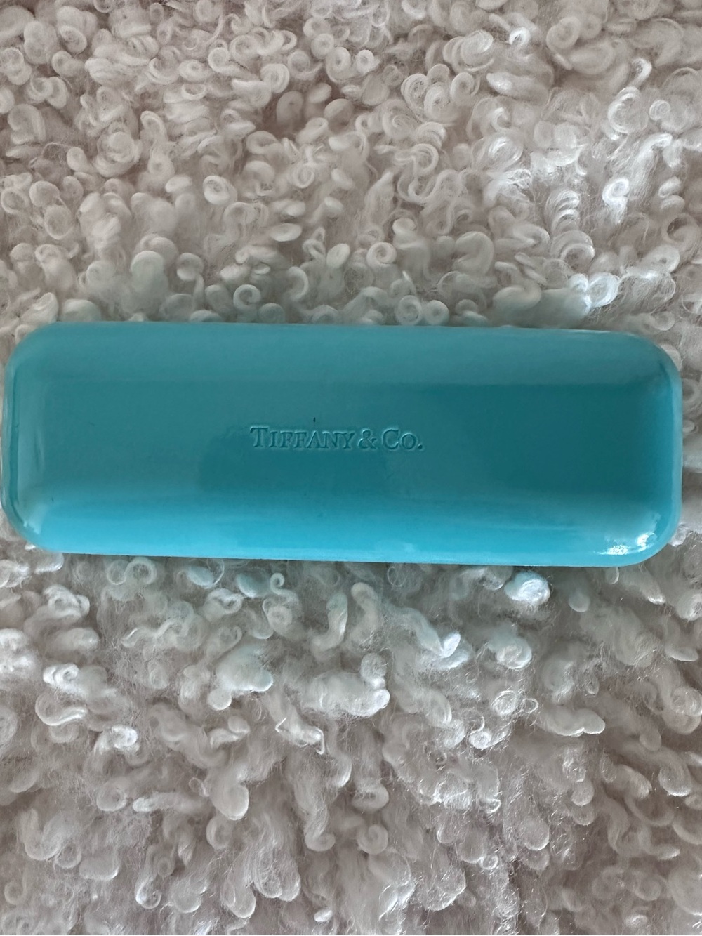 Tiffany & Co. Robin's Egg Blue Gloss Eyewear Case
